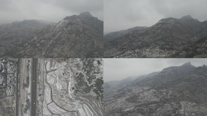 泰山雪景（灰片）