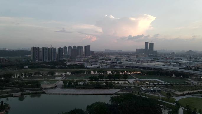 航拍 城市 空镜