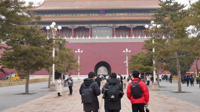 游览北京故宫博物院