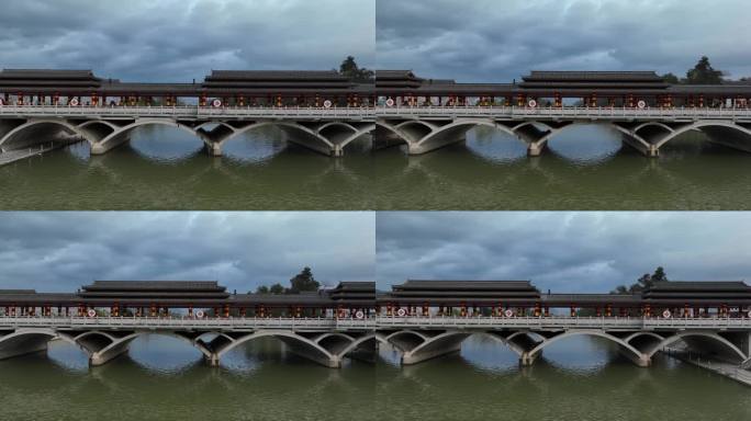 中国桥桥梁拱桥风雨桥