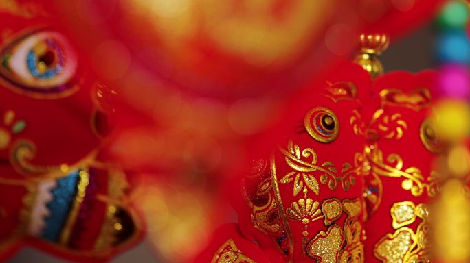 中国新春佳节传统图案挂饰