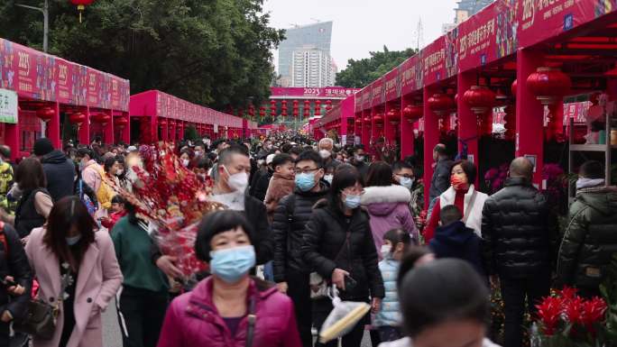 深圳罗湖爱国路花市