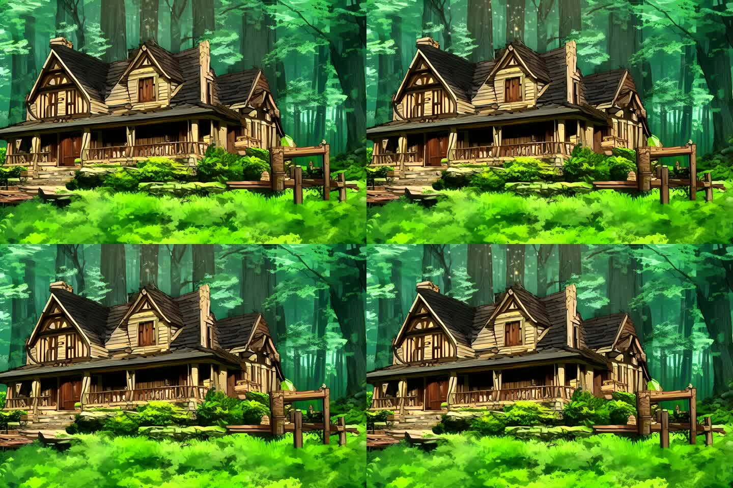 绿林木屋