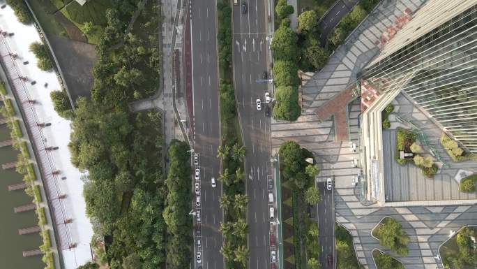 城市航拍 繁华都市 珠三角