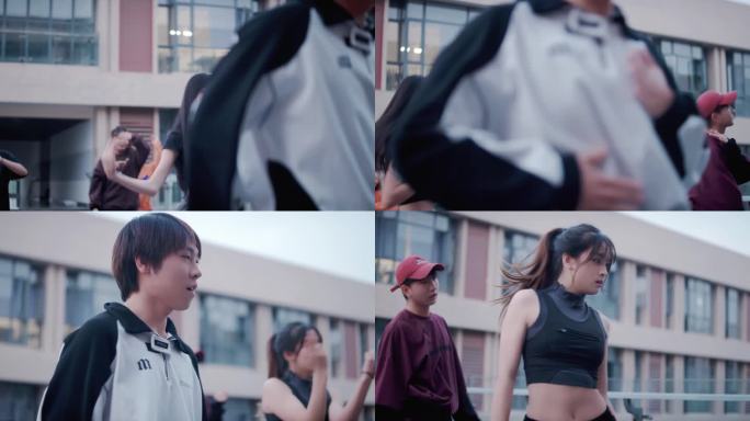 【4K】大学美女激情舞蹈舞蹈排练