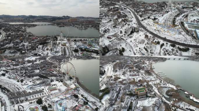 济南国际园博园雪景