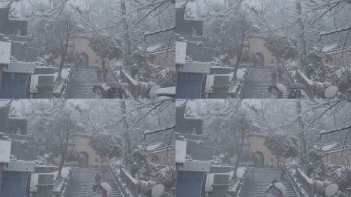 南京鸡鸣寺雪景