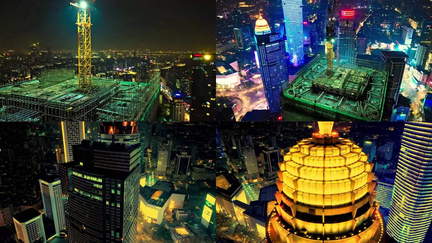 金陵中环 南京地标 高端 新街口 航拍