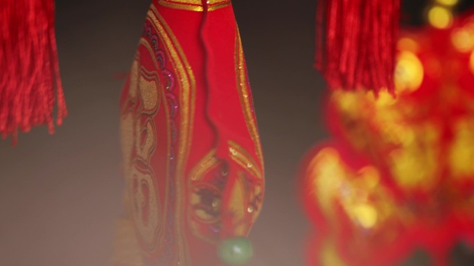 春节中国传统挂件装饰元素