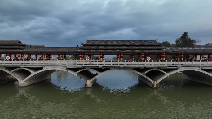 中国桥桥梁拱桥风雨桥