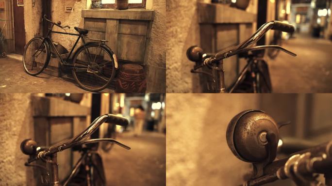 老上海怀旧老自行车4K