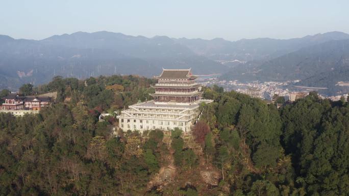 福建宁德镜台山公园靖海楼