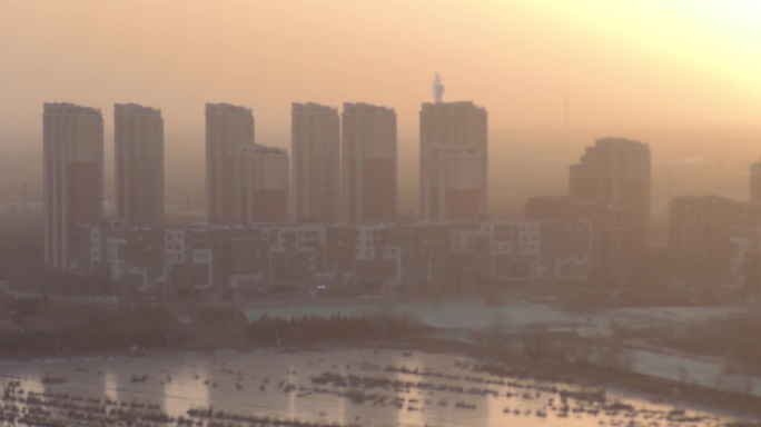 城市雾霾城市空气空气污染 pm2.5环保