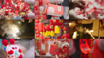 春节年味合集视频素材