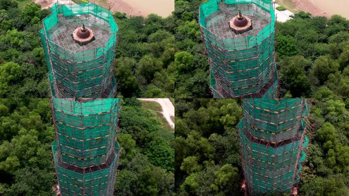 灵龟塔 美丽风景 历史建筑 保护修缮