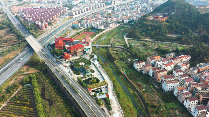 浙江义乌苏溪城市风光大景鸟瞰航拍合集