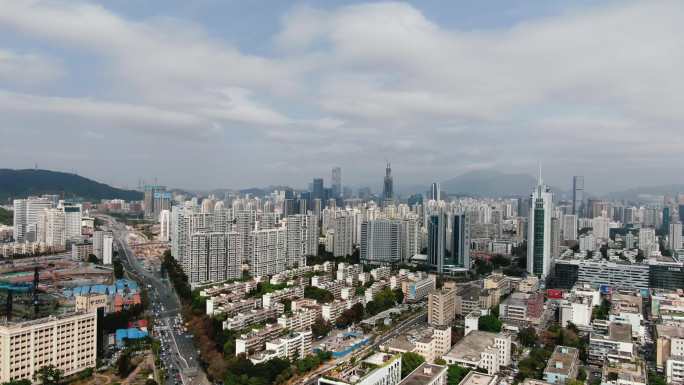 合集深圳城市高楼建筑4K航拍