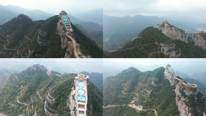 浙江杭州建德官岩山风景区风光航拍合集