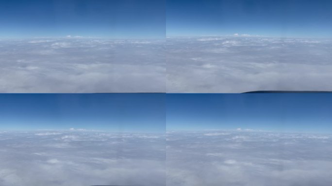 4K飞机窗外的云海9