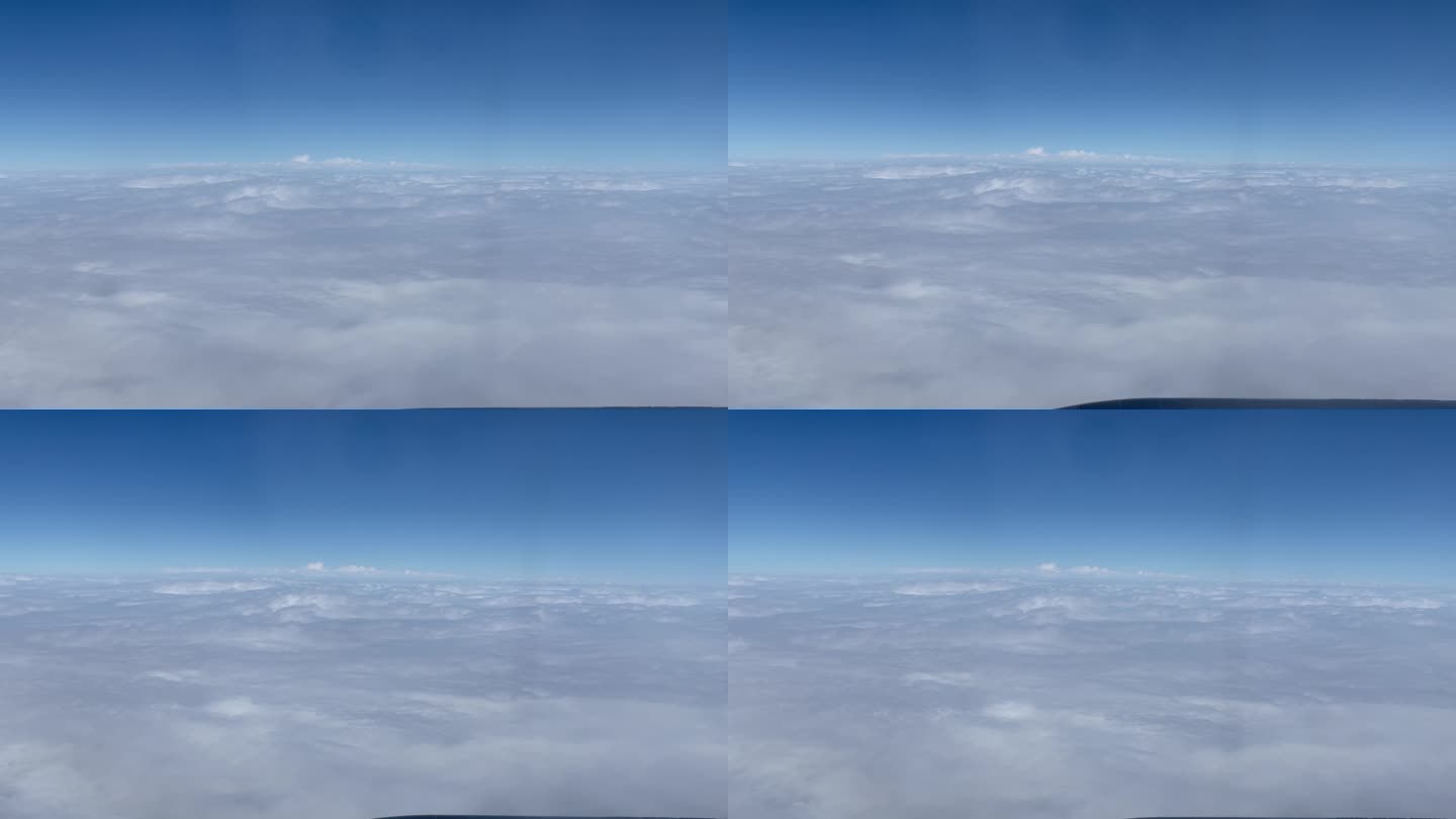 4K飞机窗外的云海9