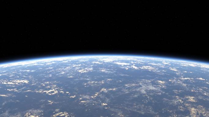4K太空地球地心引力循环背景视频1