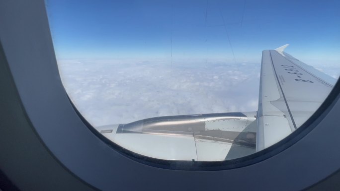 4K飞机窗外的云海15