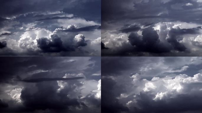 【8K】史诗般充满气势的云团动态视频