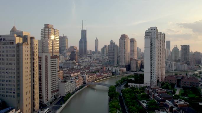 上海苏州河畔风景