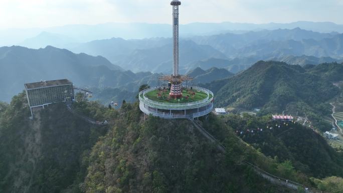 航拍千岛湖沪马探险乐园