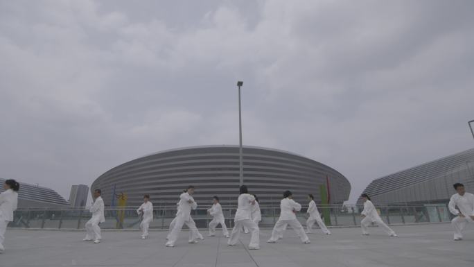 郑州奥林匹克体育中心太极-05