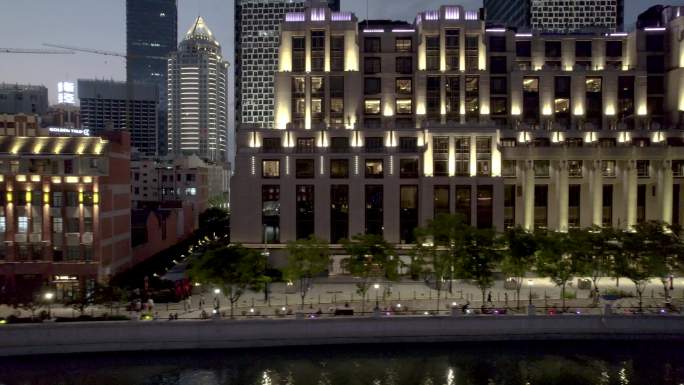 上海苏州河畔风景