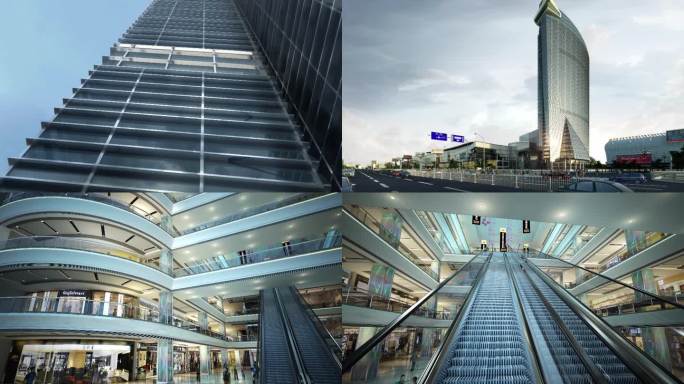 城市建筑 3D效果图