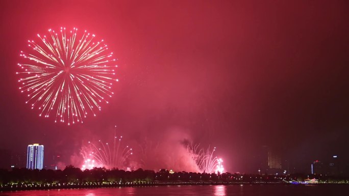 城市烟花