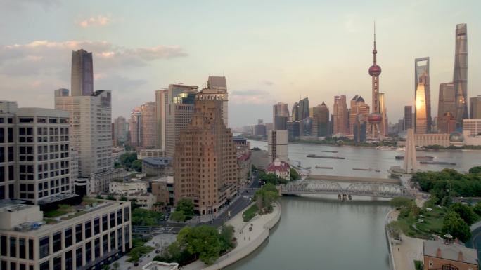 上海苏州河畔风景