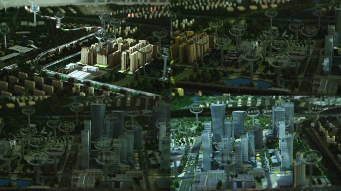 城市规划 楼宇 沙盘模型