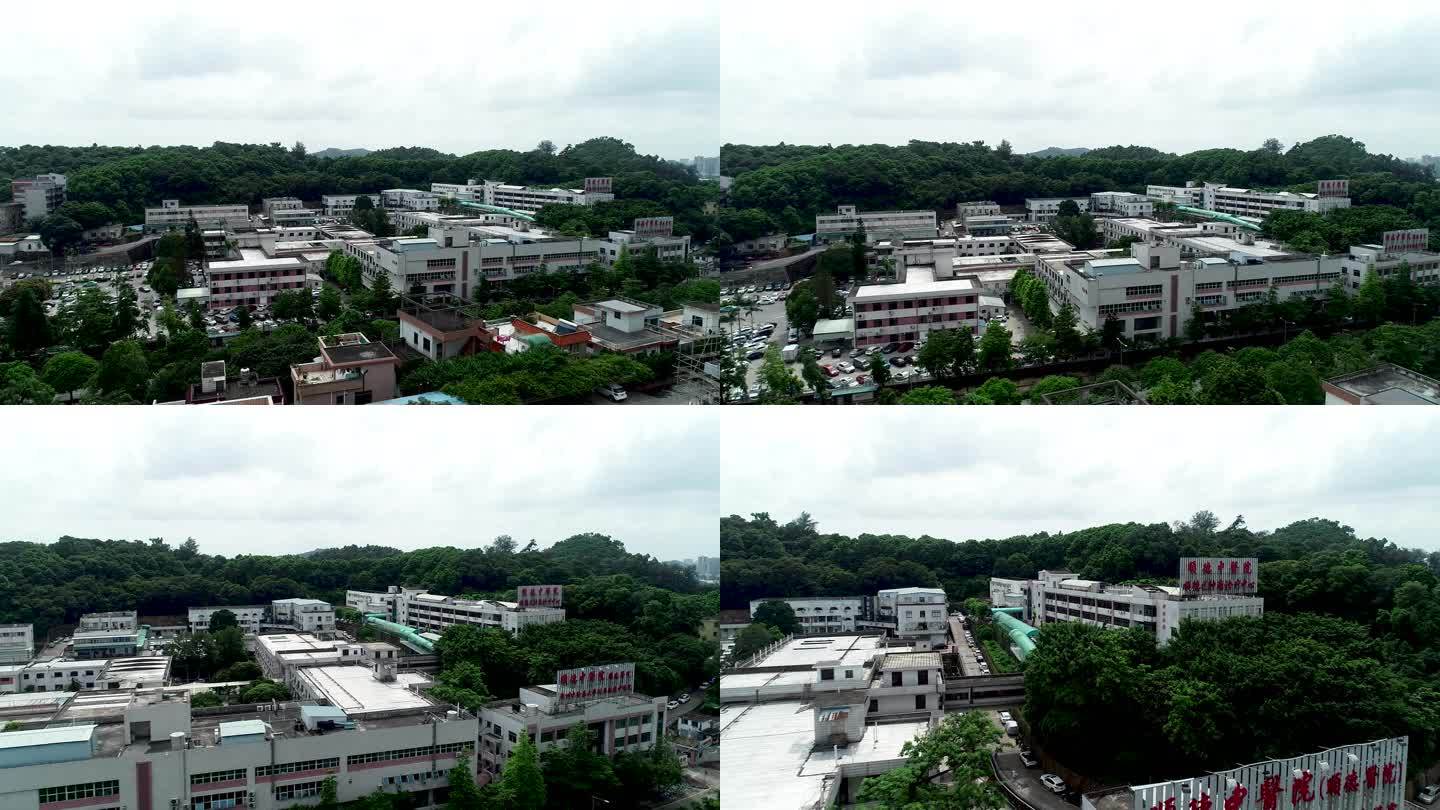 航拍佛山新城 城市风景 特色建筑