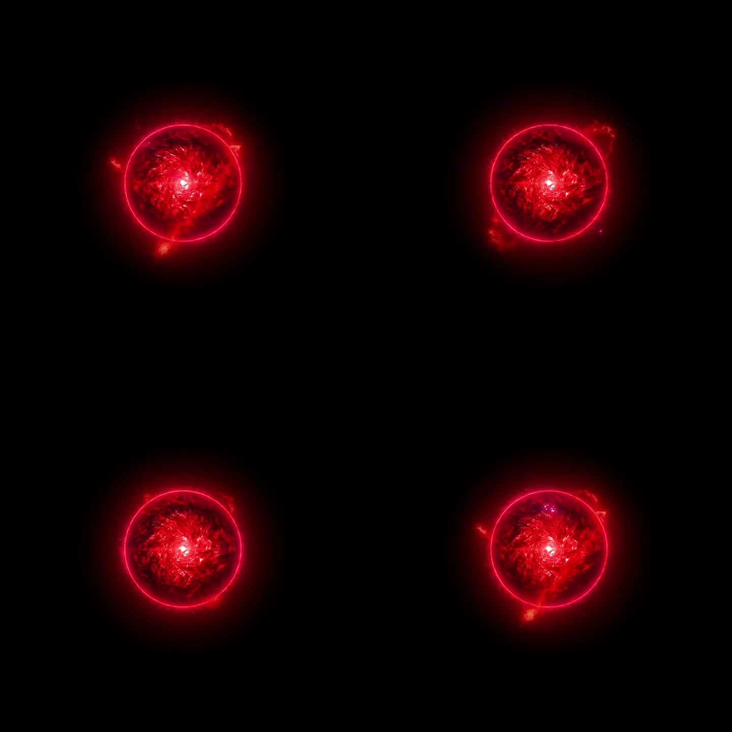 暗黑红色能量球[4K]