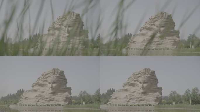 新疆 楼兰 雕像 若羌 夏季