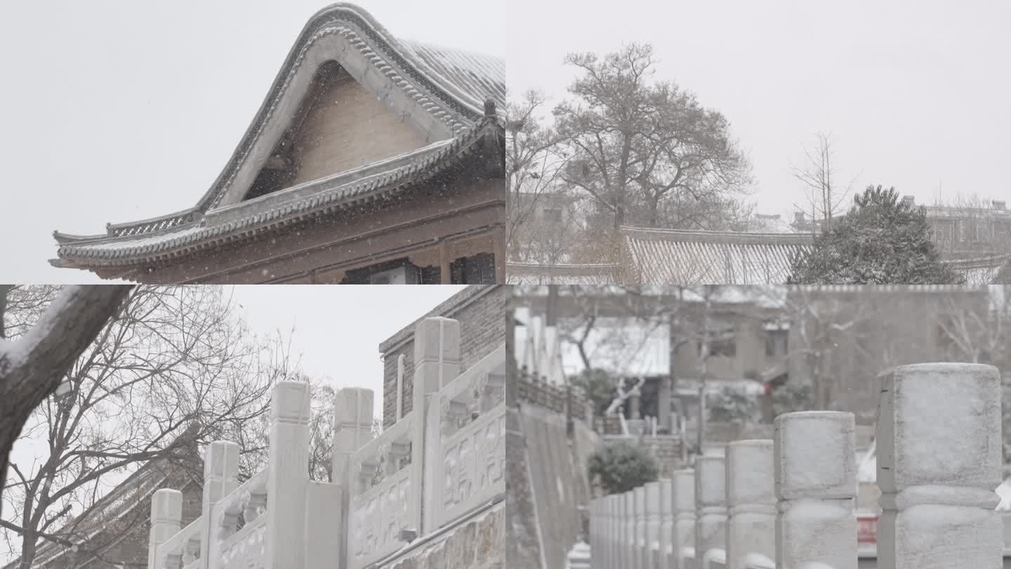 老城雪景