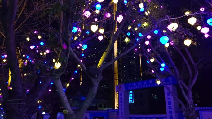 城市马路节日灯饰