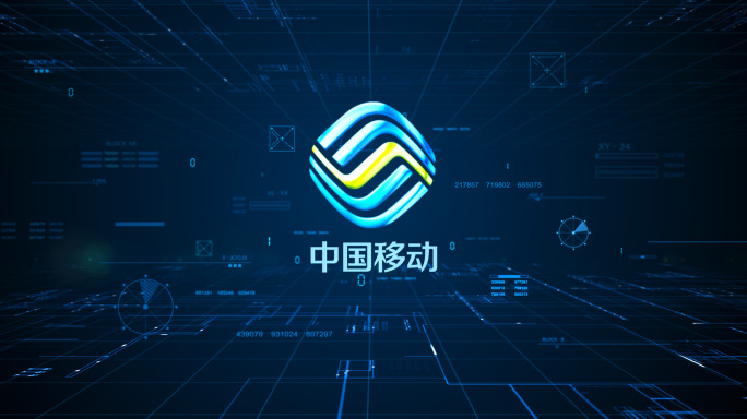 4K发光科技logo落版