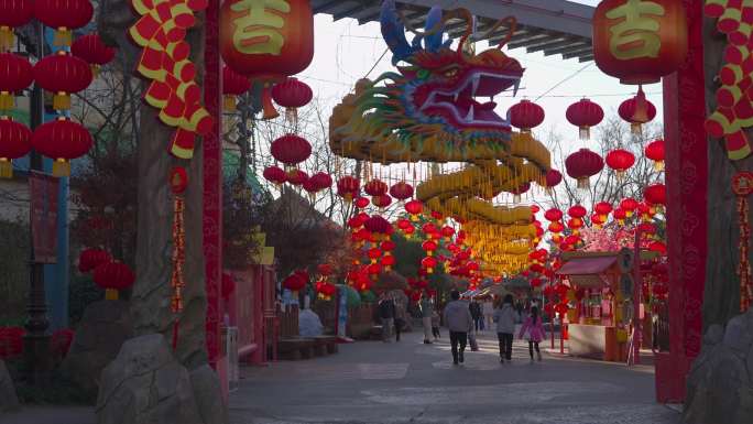 春节气氛场景