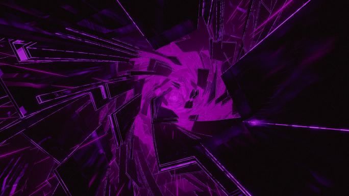 【循环】VJ舞台炫酷背景 紫色