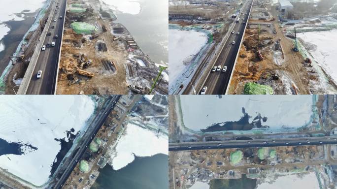 沈阳工农桥改造1月7日拍摄