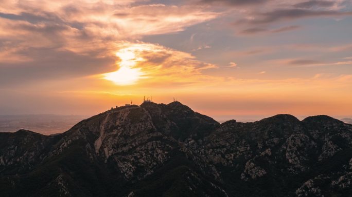 大黑山夕阳