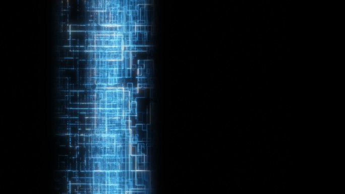 科技线条扫描转场过场