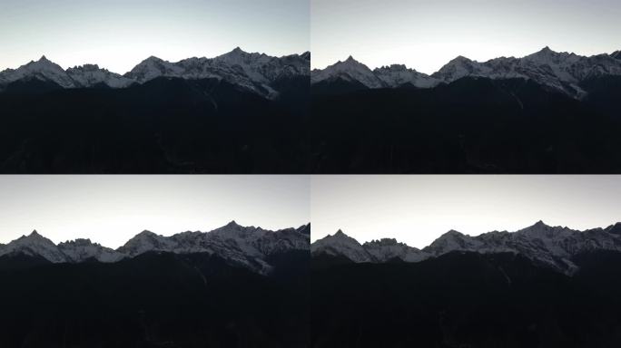 梅里雪山侧飞