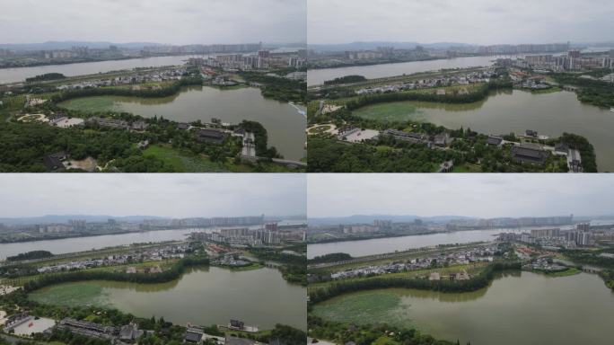 江西庐陵文化生态园4A景区航拍 (4)