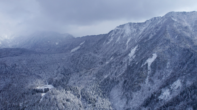 龙池雪景航拍 5.4K