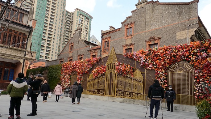 上海石库门老建筑张园